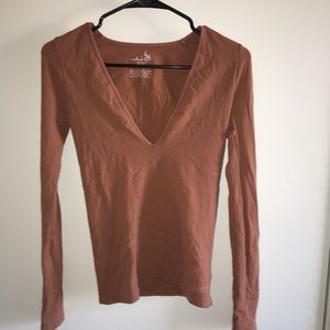 Free People Deep V top